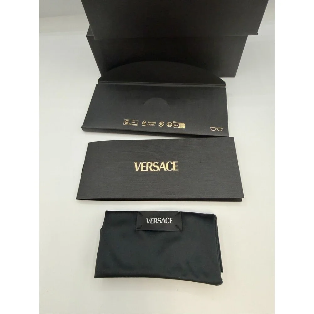 Versace Eyeglasses Sunglasses Case Box Booklet Authentic Luxury Accessory Set